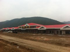 合水县服务区树脂瓦工程案例