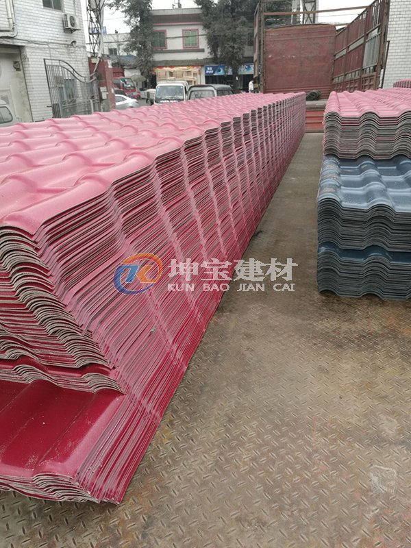 平改坡工程用合成树脂瓦好处多